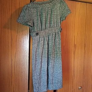 Black/grey soft tweed inspired dress